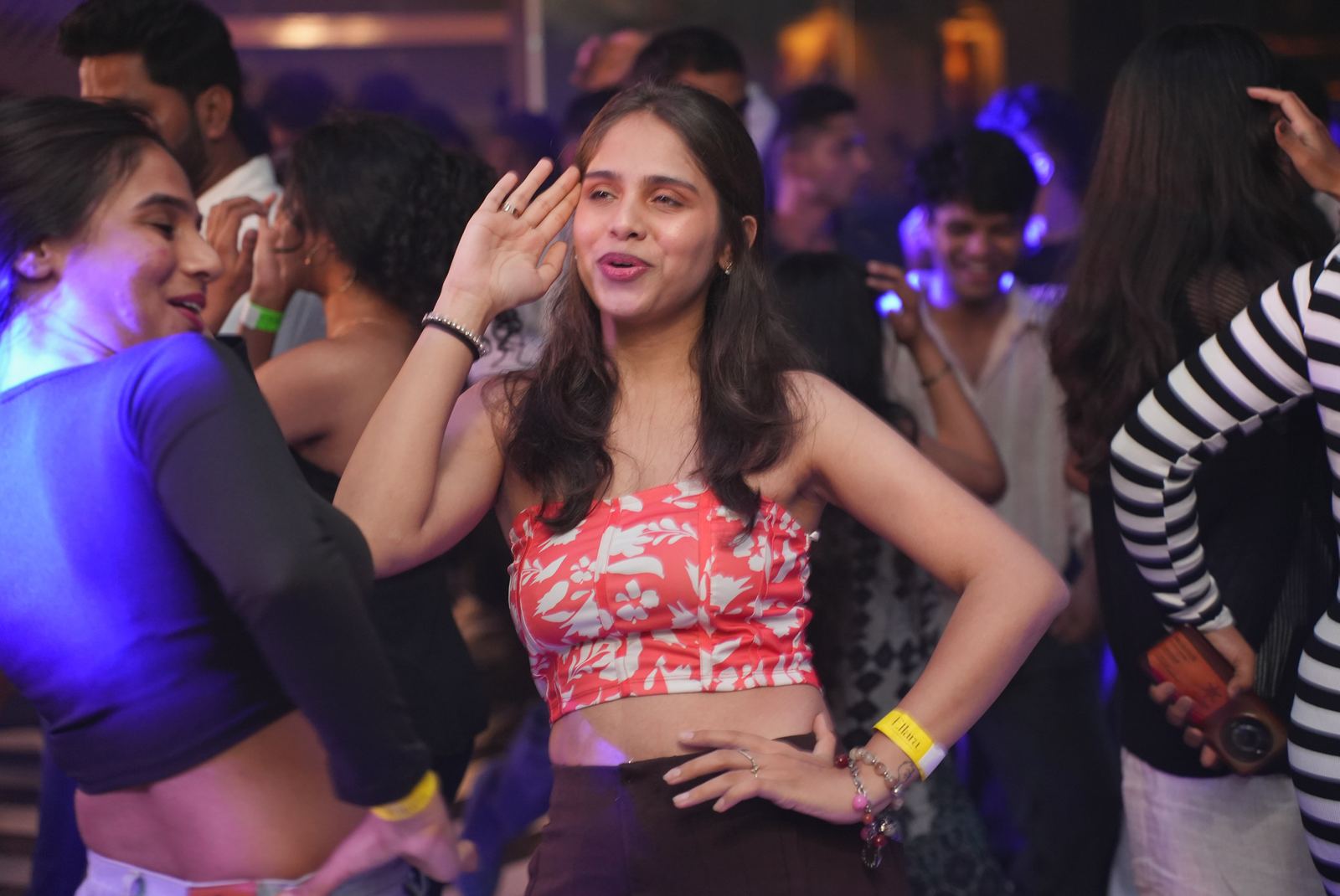 The dance floor at Ellara in Yerawada, Pune